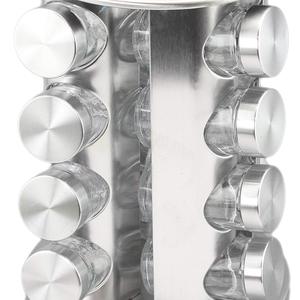 with Functional Filters Glass 16 Jar Revolving <strong>Kitchen</strong> Tower Free <strong>Spice</strong> <strong>Rack</strong> Stainless Refills Rotating <strong>Rack</strong> - Product Image 5