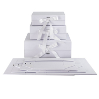Boîte-cadeau pliante en gros type de livre boîte-cadeau aimantée boîte d'emballage cadeau de chemise de perruque en papier spécialisé