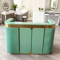 Réception moderne minimaliste personnalisée de petite taille pour salons de beauté, magasins de vêtements, bureaux, boutiques