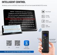 NEEWER Téléprompteur X17 II avec télécommande/application RT113, écran HD 17 pouces, cadre tout métal, support caméra amélioré, plaque QR