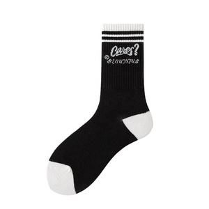 Wholesale Fashion Trend Black and White Letter <b>Socks</b> – Streetwear Hip Hop Cotton <b>Socks</b> for Women - Product Image 5