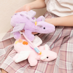 Vente en gros d'usine OEM ODM – Ensemble de jouets en peluche pendentifs dragon volant, doux, réalistes et colorés, de haute qualité, pour cadeau d'anniversaire et décoration pour enfants - Product Image 2