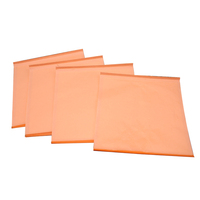 Feuille d'or véritable 23K 8*8CM 25 pièces/livre pour la peinture sur cadre, la dorure sur verre, feuille d'or
