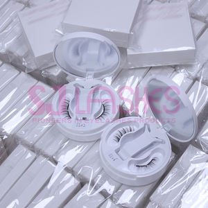 Cils magnétiques personnalisés en fibres naturelles avec applicateur, style doux et moelleux, faciles à poser, sans colle requise - Product Image 3