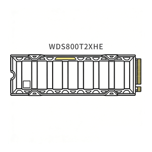 SN850X <b>8TB</b> <b>SSD</b> -WDS800T2XH, with 7200MB/s sequential read performance - Product Image 1