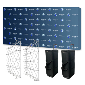 Kit <span class=keywords><strong>de</strong></span> Exhibición Multi-Pantalla Plegable, Montaje Rápido sin Herramientas, Fondo Plegable, Impresión <span class=keywords><strong>de</strong></span> Tela Personalizada OEM, Pared <span class=keywords><strong>de</strong></span> Exhibición - Product Image 5