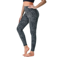 Leggings de yoga et de fitness taille haute à imprimé léopard, compressifs, grandes tailles, pour la gym et l'été, vente en gros à 2,12 dollars