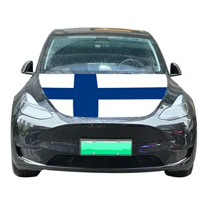 Bán buôn 120x150cm finland xe mui xe bao gồm cờ giá cả phải chăng mòn và bền xe động cơ mui xe Bìa