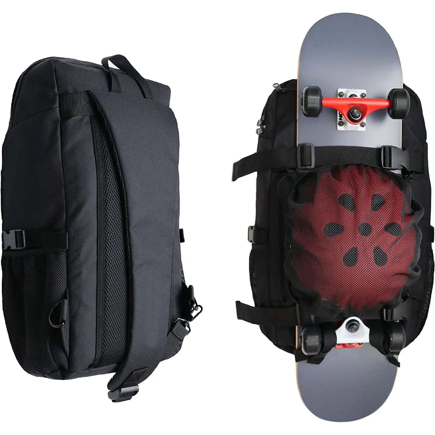 Borsa per il trasporto personalizzata borsa per zaino da viaggio regolabile per Longboard borsa per zaino da Skateboard per Laptop sportivo