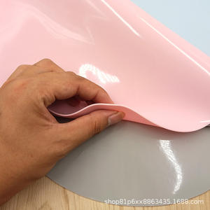 Tapis en silicone pour animaux de compagnie Miaolishi, 29x26cm, imperméable, de couleur unie, pour l'alimentation des chats et des chiens - Product Image 5