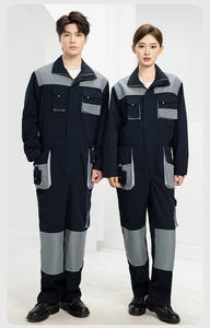 Ba chiều Jumpsuit túi lớn Overalls đa túi dụng cụ bảo vệ lao động Quần Áo Chống Tĩnh Vật liệu polyester - Product Image 4