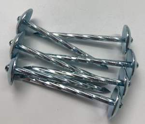 Clous en fil métallique communs polyvalents de 3 pouces pour la construction Anneau cannelé lisse en acier galvanisé Capuchon multiple en spirale Double Brad - Product Image 3
