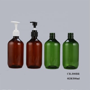 Nhỏ MOQ 300Ml Boston Vòng Màu Xanh Lá Cây PET Nhựa Dầu Gội Đầu Chai Mỹ Phẩm Body Lotion Container Với 28/410 Bơm Dispenser - Product Image 5