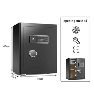 <b>Safe</b> <b>Box</b> for <b>Money</b> Hotel Electronic Fingerprint Lock Home Anti-Theft Solid Steel FB45F3 Solid Steel Construction Provides Maximu - Product Image 4