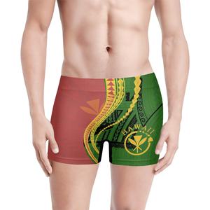 Venta al por mayor Hawaii bandera Rey Kamehameha boxeadores ropa interior para hombres, chico con comodidad bolsa fresco No montar-escritos del boxeador de los hombres - Product Image 2