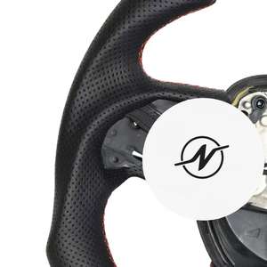 USA Warehouse Volant en cuir pour <span class=keywords><strong>Dodge</strong></span> Charger <span class=keywords><strong>Challenger</strong></span> Durango Grand Cherokee/Sxt/Gt/<span class=keywords><strong>Rt</strong></span>/Srt/Hellcat 2015 +. - Product Image 2