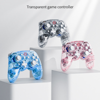 Nouvelle manette de jeu double Hall Joystick sans fil BT contrôleur de jeu pour NS PC Steam cartographie multi-plateforme