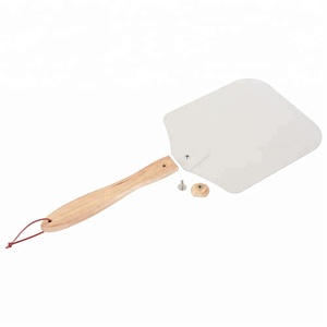 <span class=keywords><strong>Pelle</strong></span> à <span class=keywords><strong>pizza</strong></span> en aluminium de 12/14 pouces avec manche en <span class=keywords><strong>bois</strong></span> pliable, <span class=keywords><strong>pelle</strong></span> à <span class=keywords><strong>pizza</strong></span> de qualité alimentaire pour la cuisson au four - Product Image 2