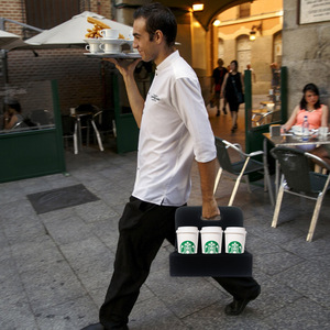 Personnalisé de voyage Potable en plein air Sport Drink Caddy Porte-gobelet Peut contenir des œuvres Sac de livraison de nourriture Tasse à café Sac de transport - Product Image 6