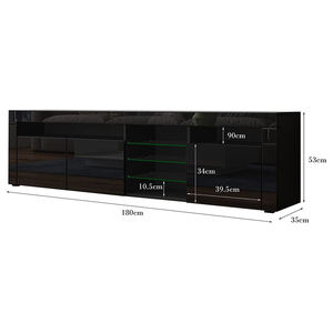 Античная китайская современная мебель для гостиной, телевизионная стойка, оборудование, шкаф, комплект со светодиодным освещением в Китае - Product Image 2