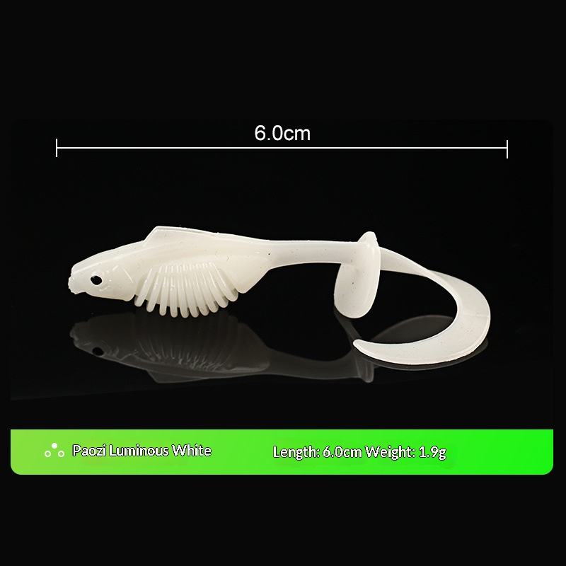 เมล็ดปลาบิดเกลียวสีขาวเรืองแสง