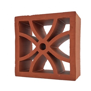 내화벽돌 내화성 경량 모던 디자인 마당 외부 중공 점토 테라코타 브리즈 블록 - Product Image 1