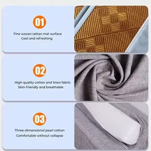 <span class=keywords><strong>Colchón</strong></span> Plegable Portátil para Viajes en Auto, Cama de Viaje para el Hogar, <span class=keywords><strong>No</strong></span> Inflable, para Acampar, Descansar en la Oficina, Asiento Trasero del Auto - Product Image 4