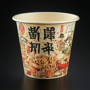 Dùng Một Lần Kraft Súp Cốc Giấy Phân Hủy 3Oz 5Oz 16Oz <span class=keywords><strong>Ice</strong></span> <span class=keywords><strong>Cream</strong></span> Cup Sữa Chua Bao Bì Gelato Cup Với Nắp Giấy - Product Image 1