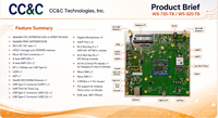 CC&C WS-720-EVB Placa de Desarrollo Integrada Android/Linux de Alta Calidad, Computadora de Placa Única (SBC), Módulo de IA Genio 720