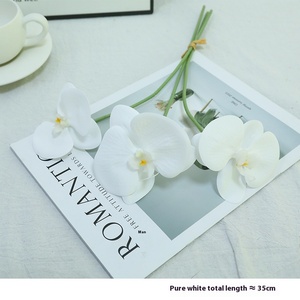 <span class=keywords><strong>Orchidée</strong></span> Papillon <span class=keywords><strong>Artificielle</strong></span> <span class=keywords><strong>Haut</strong></span> <span class=keywords><strong>de</strong></span> <span class=keywords><strong>Gamme</strong></span> Luxueuse (3 Fleurs) pour Table à Manger, Décoration <span class=keywords><strong>de</strong></span> Noël, Petite Fleur <span class=keywords><strong>Artificielle</strong></span> à Tige Unique pour Salon - Product Image 3