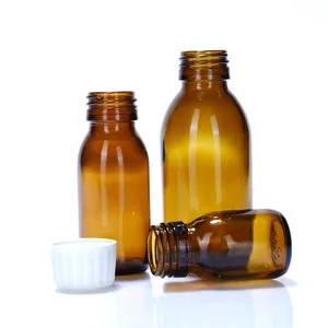 Botol sirup kaca Amber klasik-Desain pelindung UV awet untuk kesegaran Ideal untuk Maple dan sistem rasa