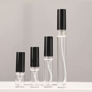Wholesale Custom <b>Empty</b> Perfume Tester <b>Bottle</b> 2ml 3ml 5ml 8ml 10ml Glass <b>Spray</b> Pump Sprayer Matte Black Color - Product Image 2