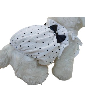 Vestido de lunares para perros, estilo A, transpirable, para verano, para mascotas pequeñas - Product Image 4