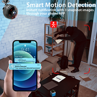 Caméra IP Wifi miniature sans fil, micro, petite, sans fil, pour la sécurité domestique, Full HD 1080P