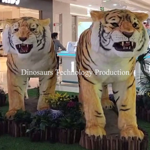 Shopping Mall Animatronic Tiger Exhibits for Sale, Customized Lifelike Animal <strong>Robots</strong> - Product Image 3