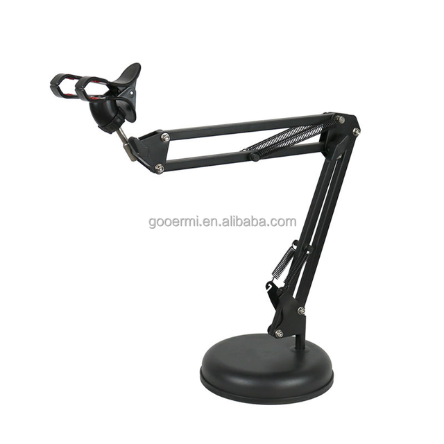 MS-601 Overhead Phone and Tablet Mount Stand with 360° Adjustable Articulating Arm