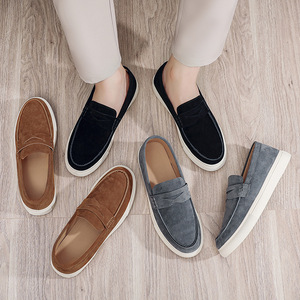 Nuovi mocassini Casual da uomo classico comfort ricamato scarpe tigre lettere stampa sottoveste scarpe da uomo morbide Sole Sole scarpe - Product Image 3