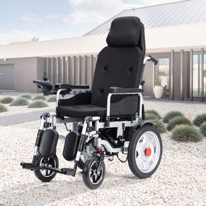 Potente Silla de Ruedas Eléctrica con Motor Dual de 250W*2, Inclinable, Ligera, Plegable, con Respaldo Alto de Acero - Product Image 6