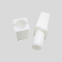 OEM suku cadang plastik kustom mesin CNC ABS intip POM nilon PTFE mesin mikro bros cepat prototip layanan bahan logam