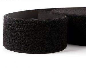 Bande auto-agrippante en nylon à coudre 20mm/25mm/38mm, multicolore (violet, orange), disponible en plusieurs largeurs et 280 couleurs, réutilisable pour vêtements - Product Image 2