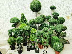 Hot <span class=keywords><strong>Sale</strong></span> Direct Factory Casa Jardim De Madeira <span class=keywords><strong>Artificial</strong></span> <span class=keywords><strong>Topiary</strong></span> Potted Verde 180cm Alta Qualidade Interior Outdoor Decoração - Product Image 4
