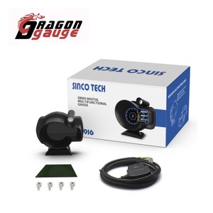 Jauge Dragon pour tableau de bord de voiture modifié, OBD Bluetooth, compteur de vitesse portable, tachymètre, jauge de température de l'eau DO916 - Product Image 5