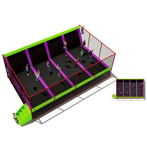 Prix <span class=keywords><strong>moins</strong></span> <span class=keywords><strong>cher</strong></span> USA <span class=keywords><strong>Trampoline</strong></span> Park Indoor Playground Equipment Manufactures - Product Image 1