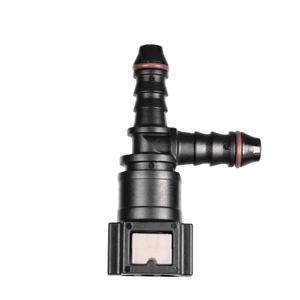 7.89 ID6 Auto Car Fuel Line Bundy Tee Hose Coupler Nylon Motorcycle Hose Coupler Quick Release Connect Connector Aksesoris Mobil - Product Image 2