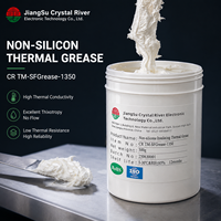 Matériau d'interface thermique à faible résistance thermique, ignifuge V0, pâte thermique non silicone pour le refroidissement des puces ASICS