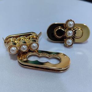 <b>Bag</b> <b>Charm</b> Metal Pearl Lock Oval Shape For <b>Bags</b> High Quality - Product Image 2