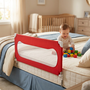 <span class=keywords><strong>Barrière</strong></span> de <span class=keywords><strong>lit</strong></span> pliable facile pour la sécurité des enfants, <span class=keywords><strong>barrière</strong></span> latérale de <span class=keywords><strong>lit</strong></span> pour <span class=keywords><strong>bébé</strong></span>, <span class=keywords><strong>barrière</strong></span> de <span class=keywords><strong>lit</strong></span> pour enfants rouge - Product Image 4