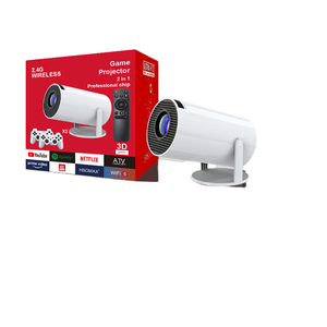 Hot HY300 with Game <b>LED</b> Projector 720P Home Cinema Outdoor Mini Portable Android 4K Support Built-In <b>Speakers</b> - Product Image 4