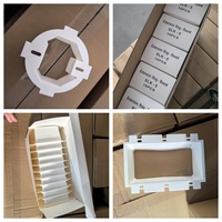 Boîte de plafond ronde en PVC certifiée 1 gang, extension non métallique en plastique, anneau d'extension octogonal, boîte de prise murale électrique Anita