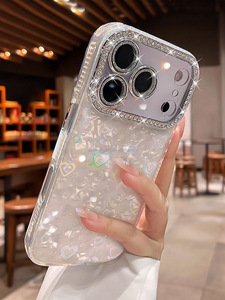 Custodia Lusso Bling per <span class=keywords><strong>iPhone</strong></span> con Protezione Lente, Antiurto e Scintillante per <span class=keywords><strong>iPhone</strong></span> 18 Pro Max 17 16 15 14 13 - Product Image 6